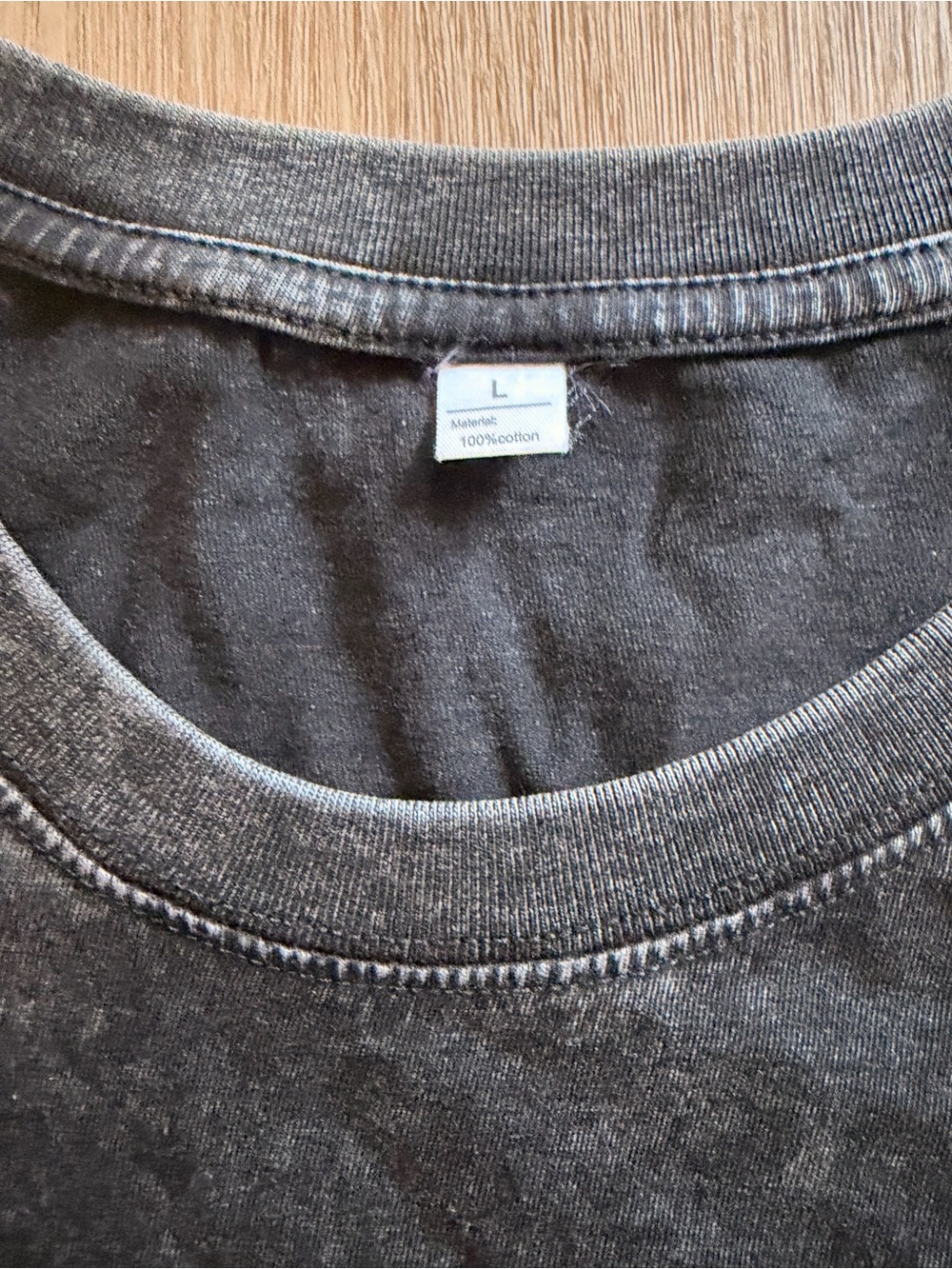Medusa Graphic Acid Wash Tee | Black Vintage Streetwear T-Shirt - Picture 4 of 7